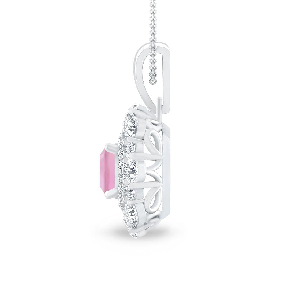 White Gold - Pink Tourmaline