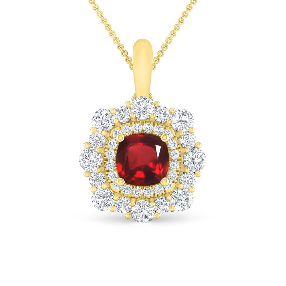 Yellow Gold - Ruby