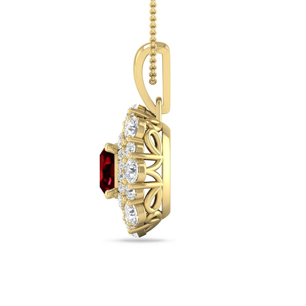 Yellow Gold - Ruby