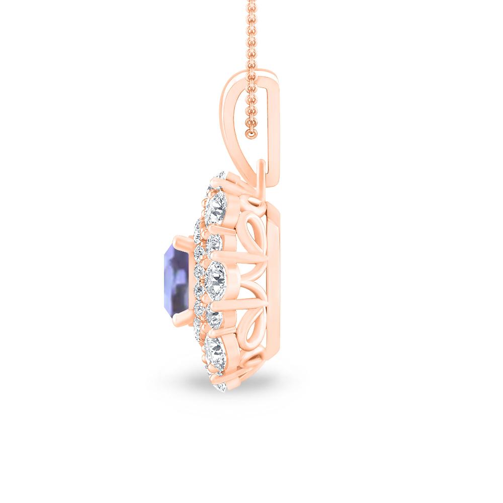 Rose Gold - Tanzanite