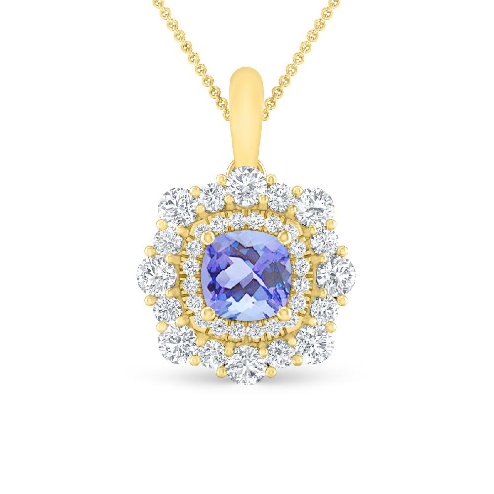 Yellow Gold - Tanzanite