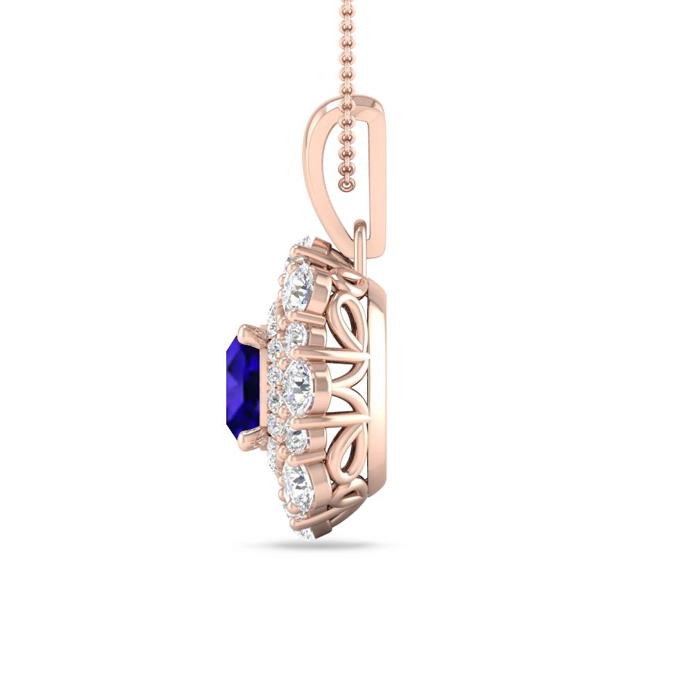 Rose Gold - Tanzanite