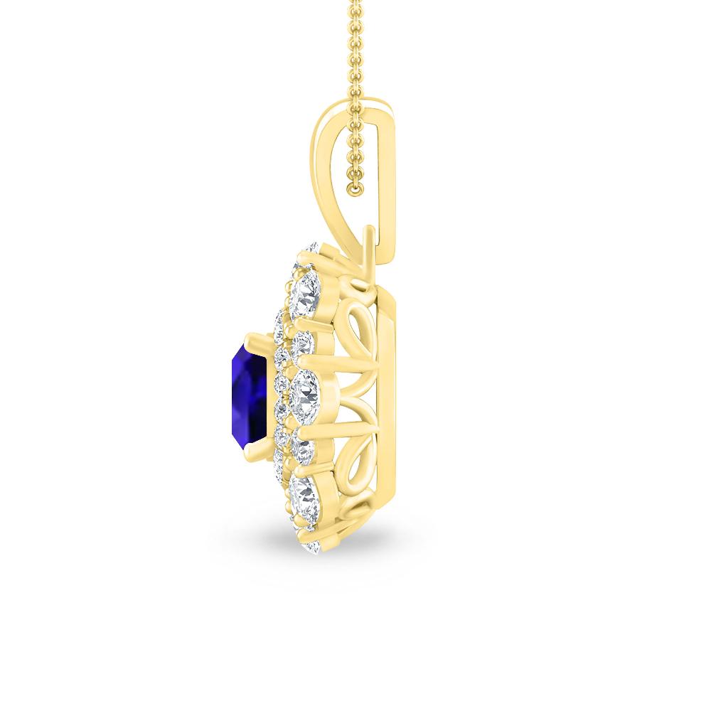 Yellow Gold - Tanzanite