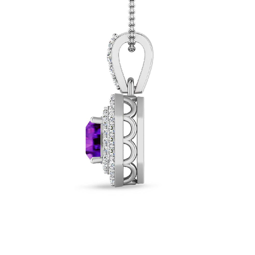 White Gold - Amethyst