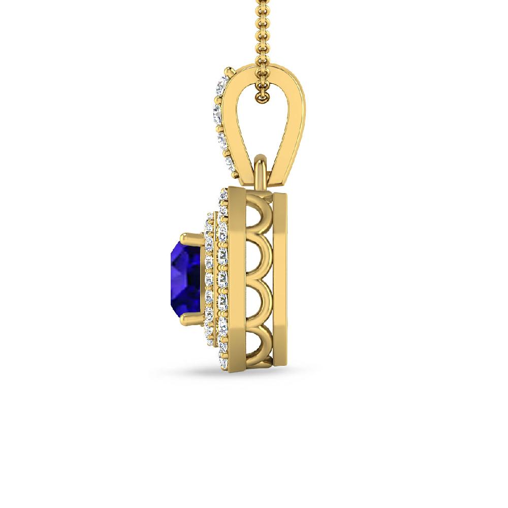 Yellow Gold - Tanzanite