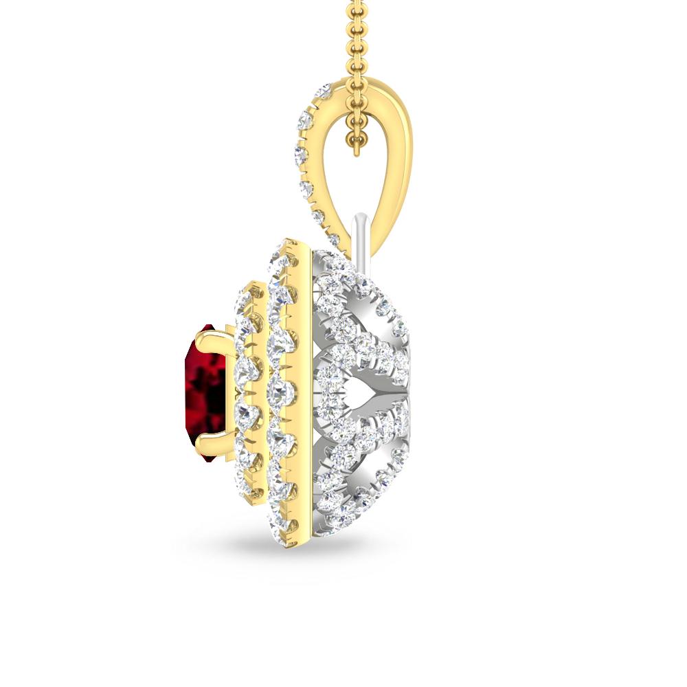 Yellow Gold - Garnet