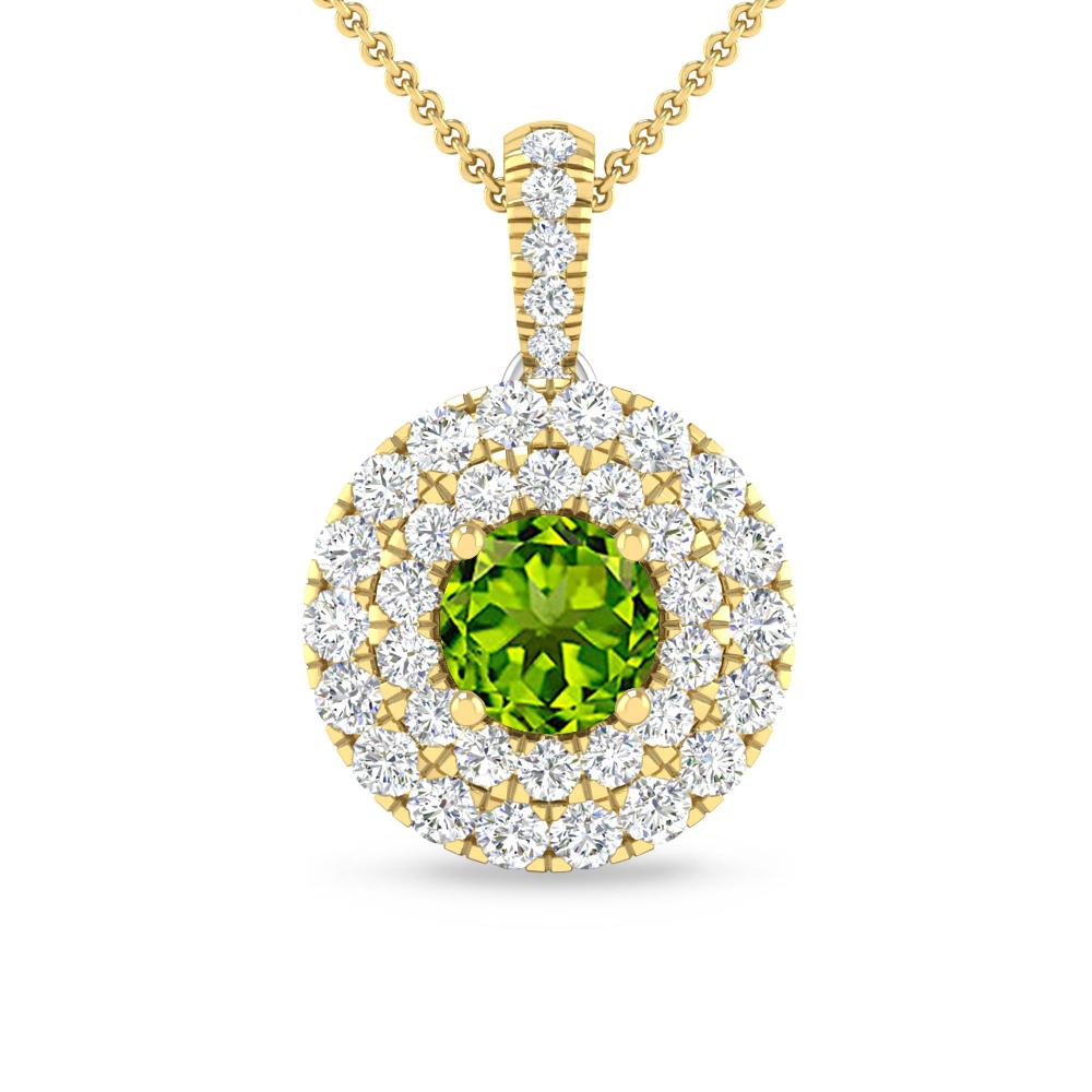 Yellow Gold - Peridot