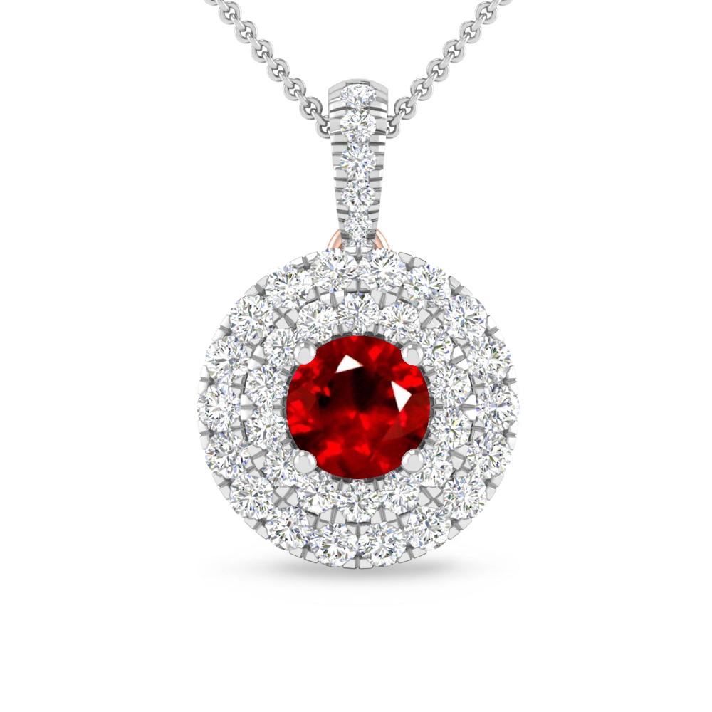 White Gold - Ruby