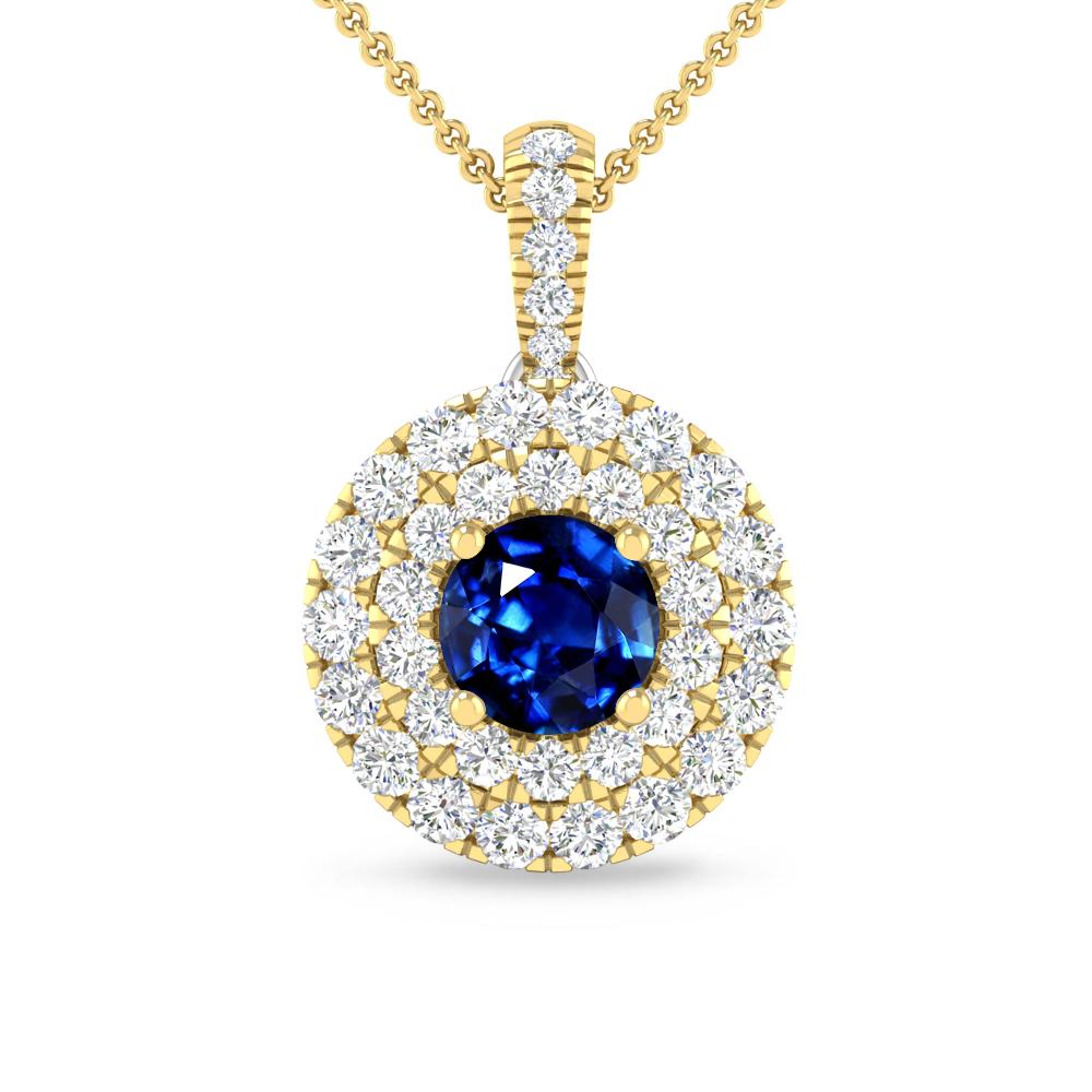 Yellow Gold - Sapphire