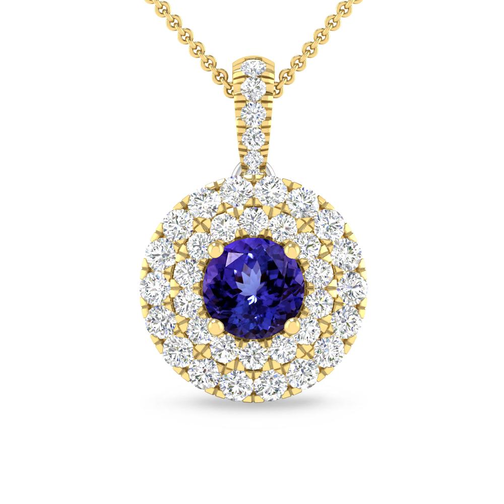 Yellow Gold - Tanzanite