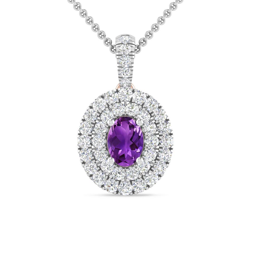 White Gold - Amethyst