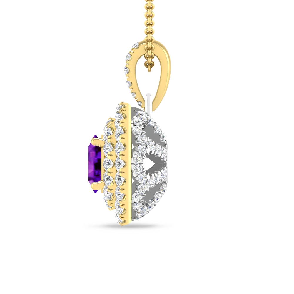 Yellow Gold - Amethyst