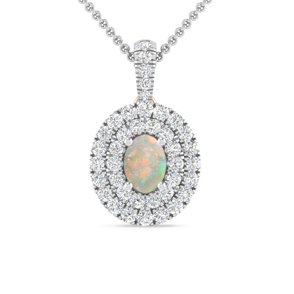 White Gold - Opal