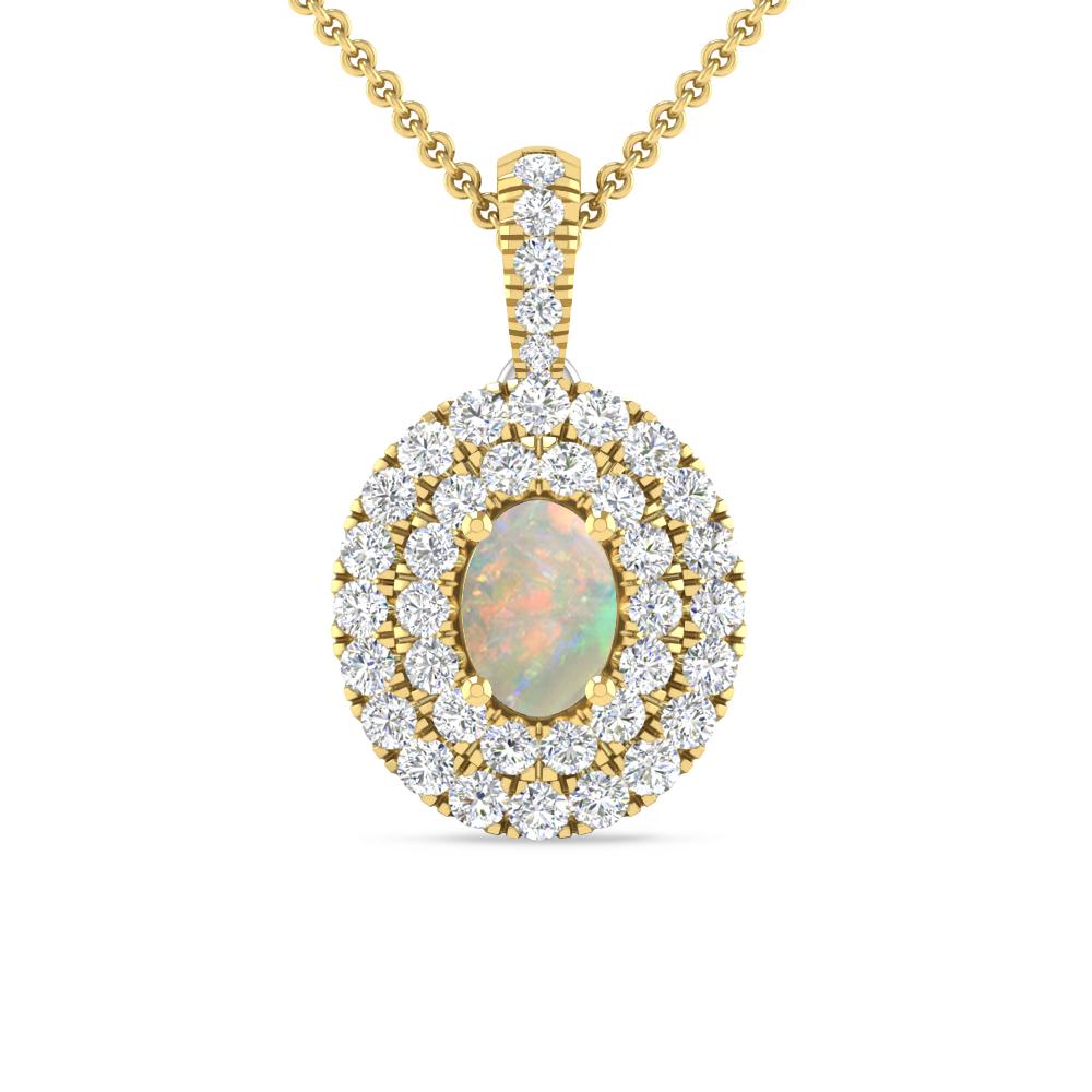 Yellow Gold - Opal