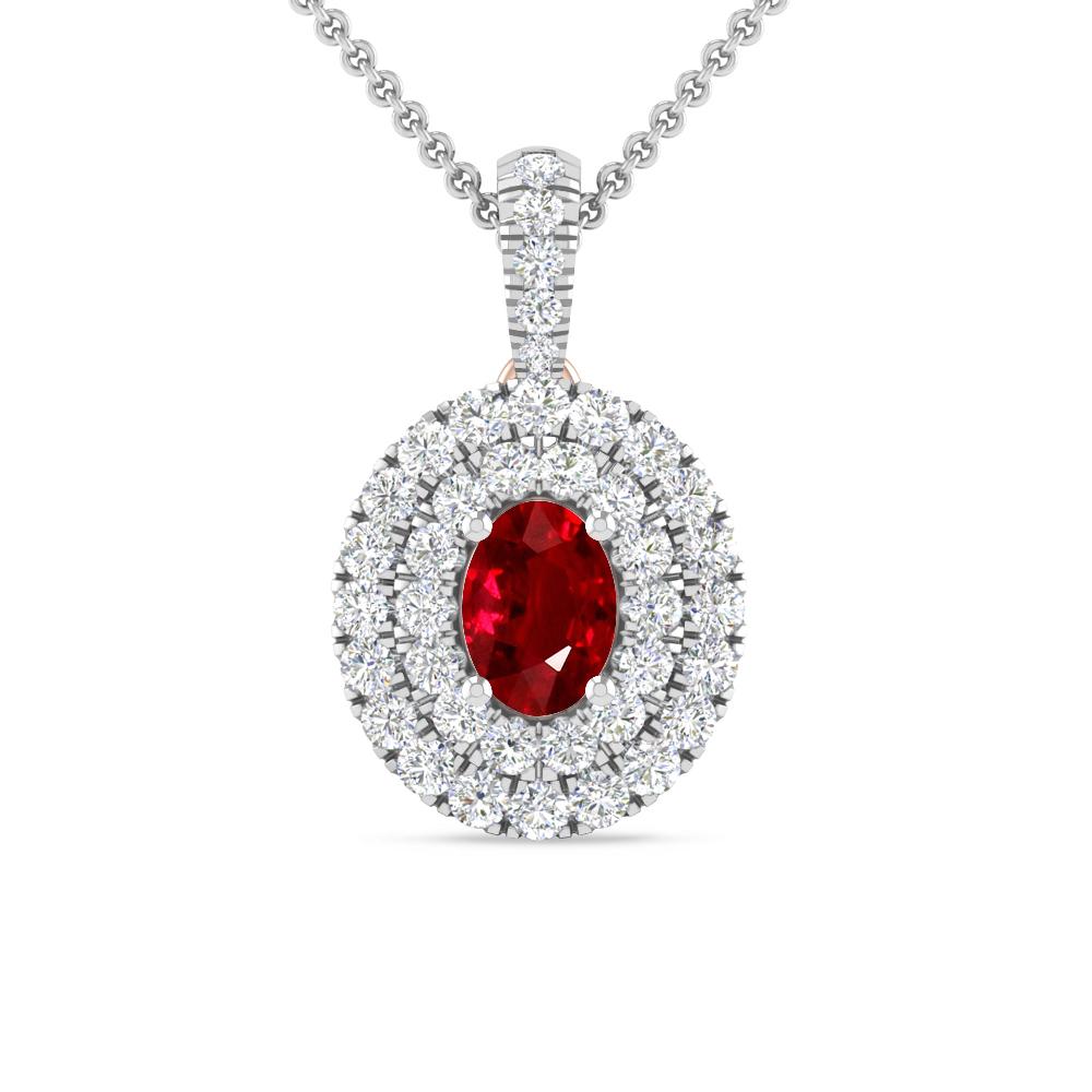 White Gold - Ruby