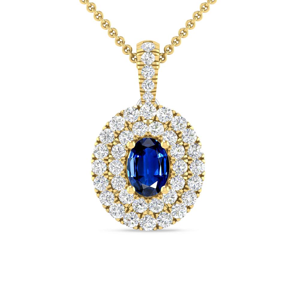 Yellow Gold - Sapphire