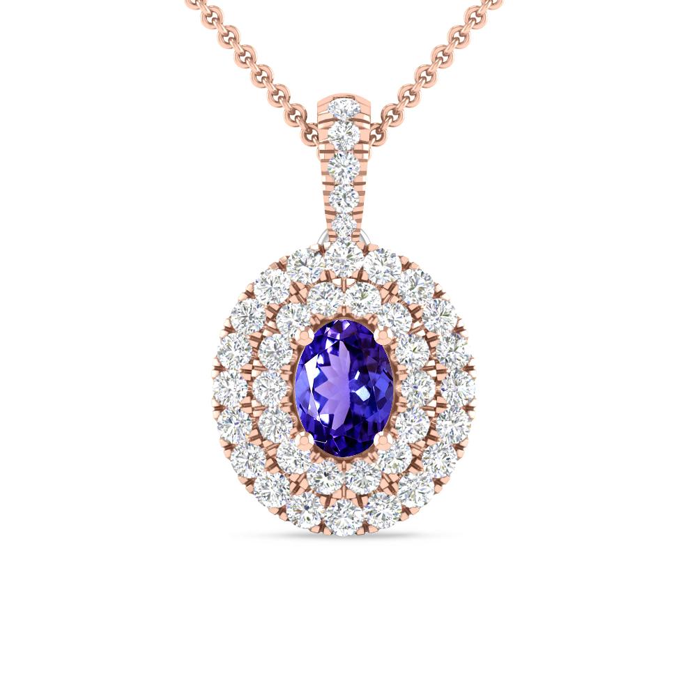 Rose Gold - Tanzanite