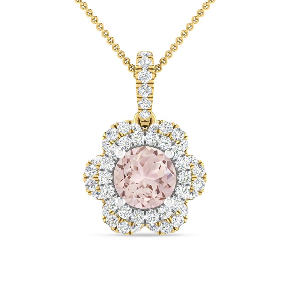 Yellow Gold/White Gold - Morganite