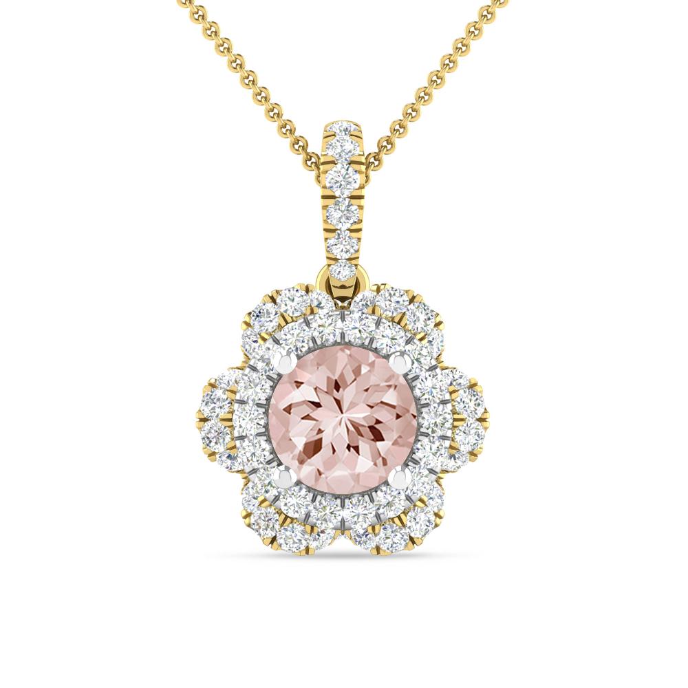 Yellow Gold/White Gold - Morganite