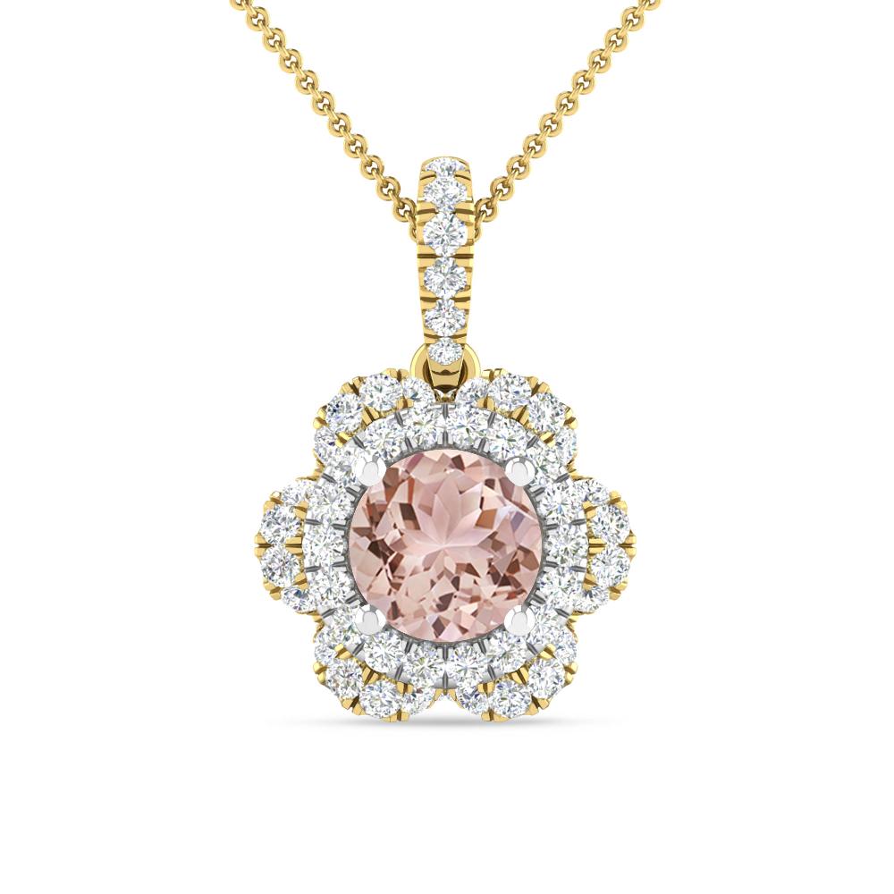 Yellow Gold/White Gold - Morganite