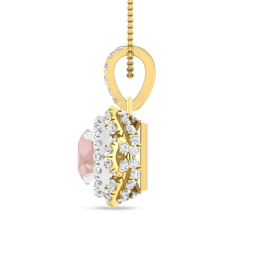 Yellow Gold/White Gold - Morganite