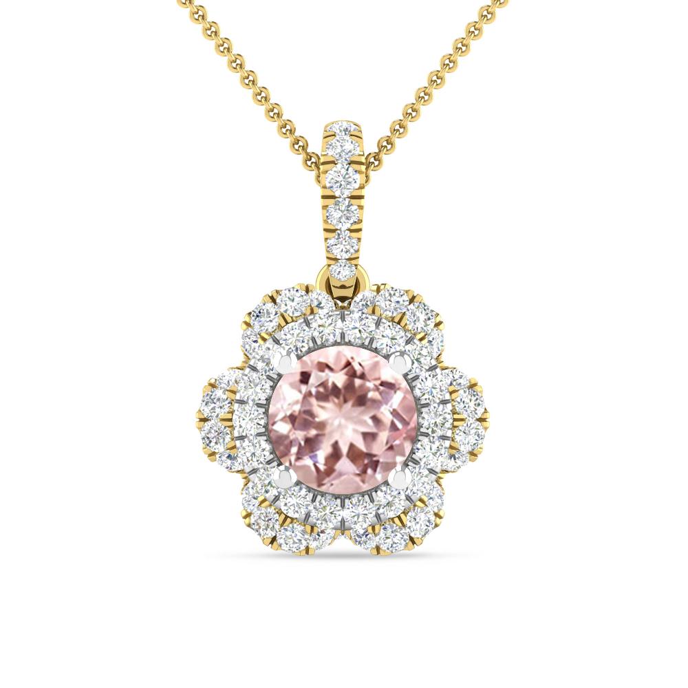 Yellow Gold/White Gold - Morganite