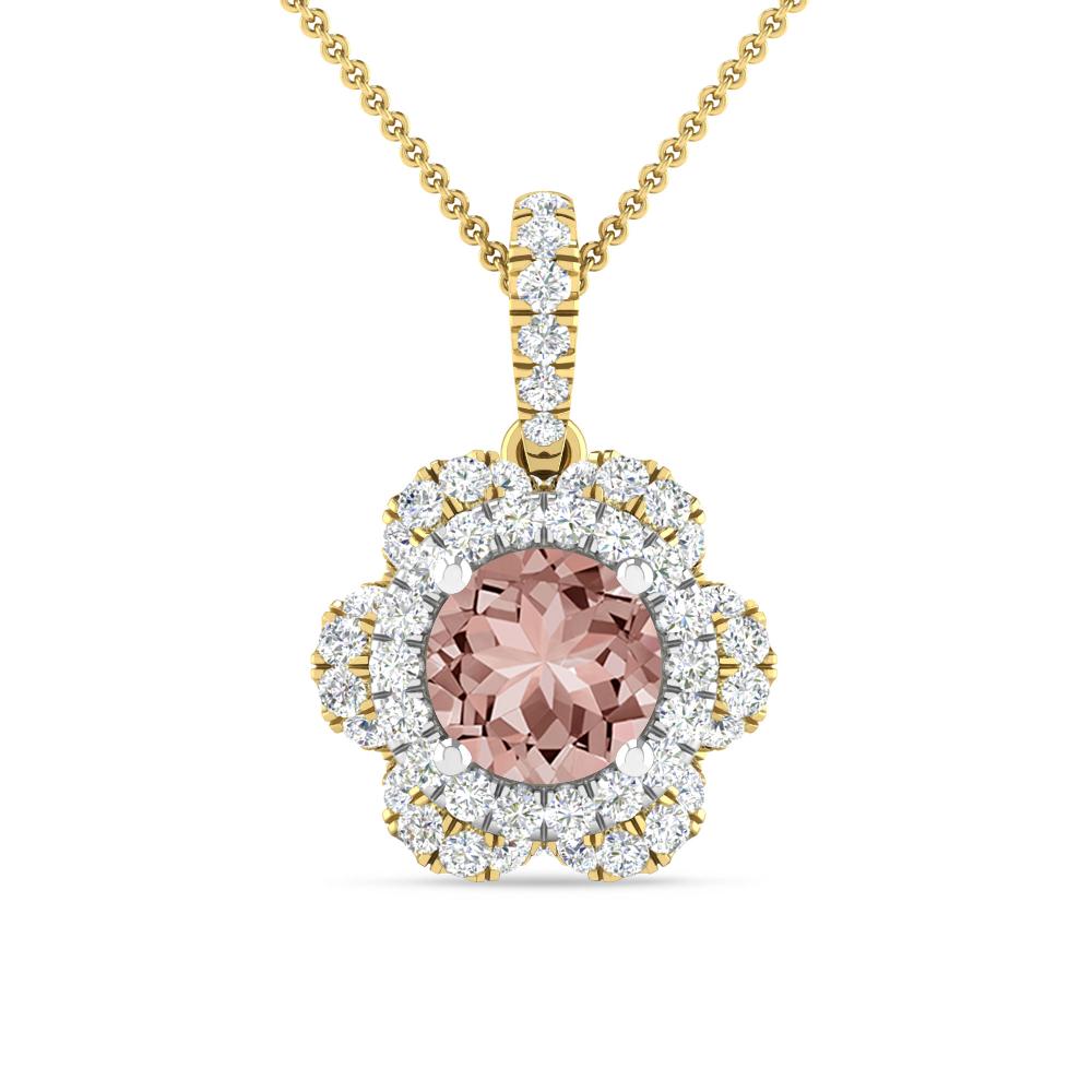 Yellow Gold/White Gold - Morganite