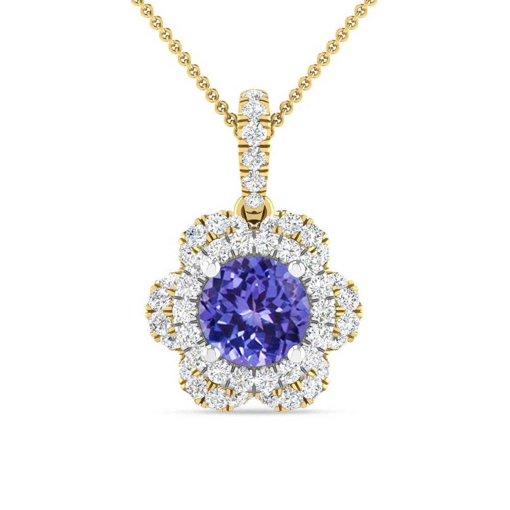 Yellow Gold/White Gold - Tanzanite