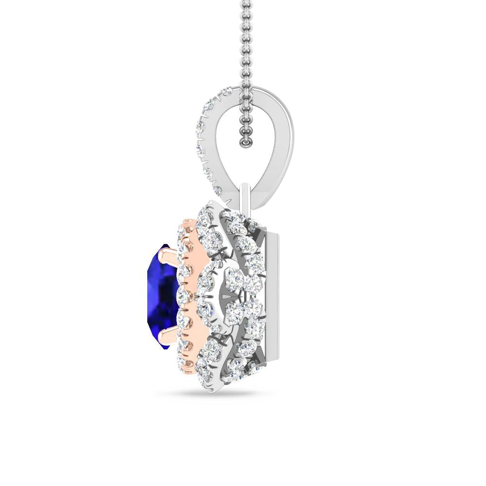 White Gold/Rose Gold - Tanzanite