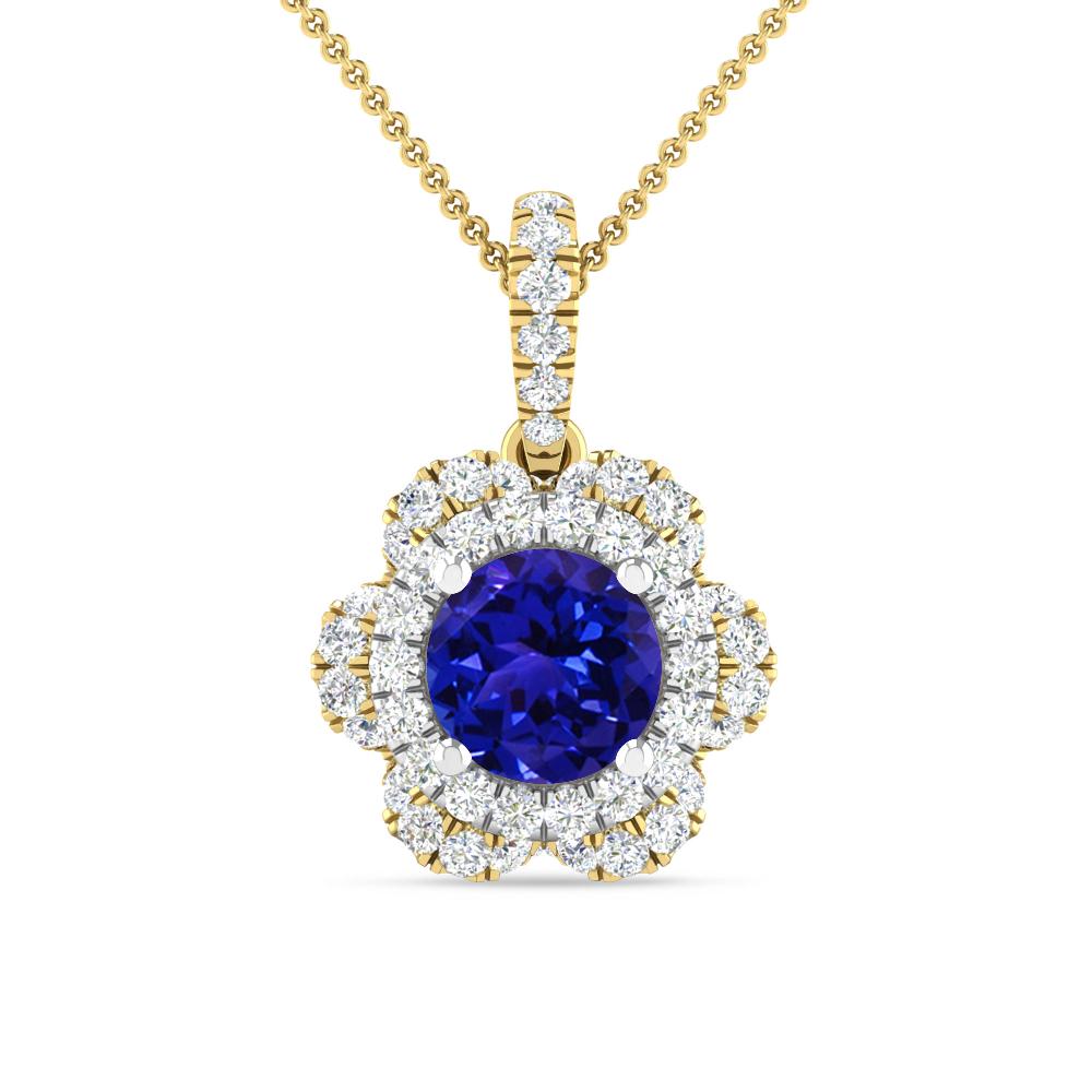 Yellow Gold/White Gold - Tanzanite