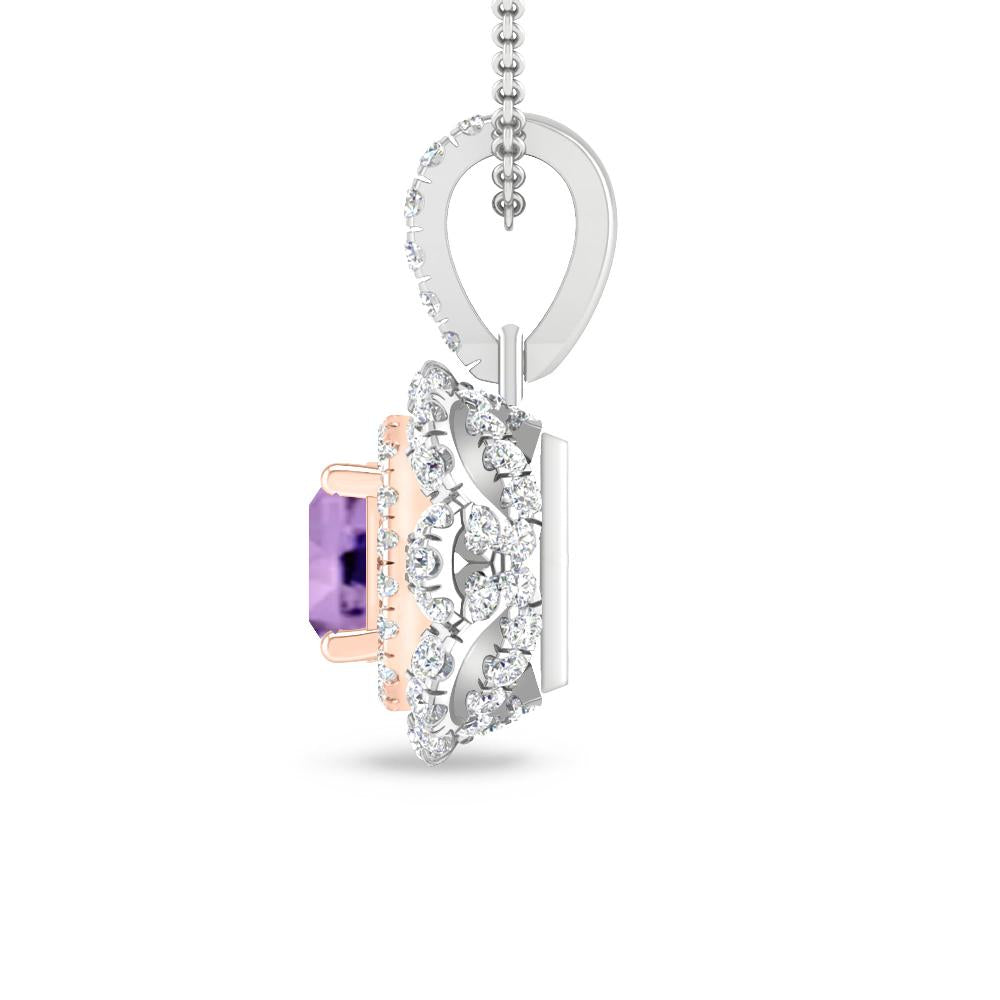 White Gold - Amethyst