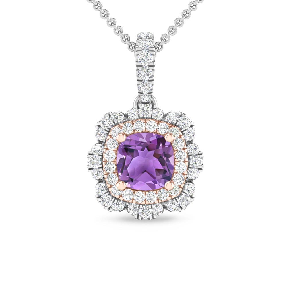 White Gold - Amethyst