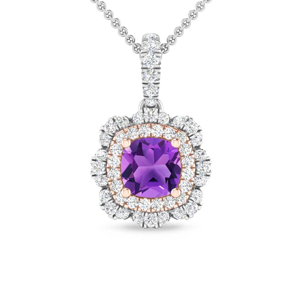 White Gold - Amethyst