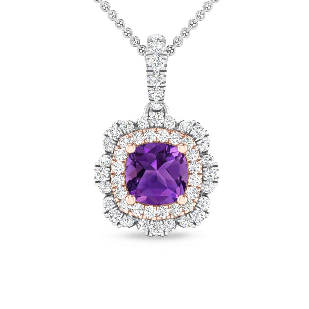 White Gold - Amethyst