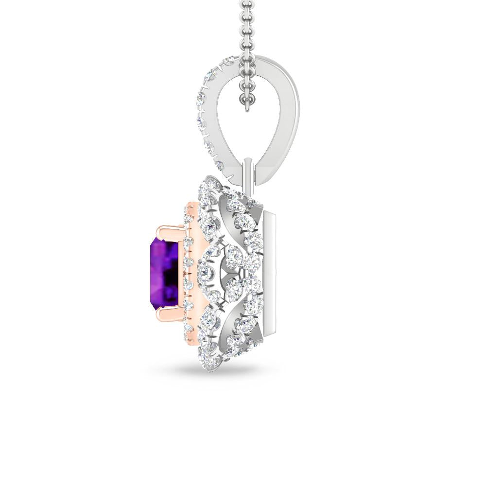 White Gold - Amethyst