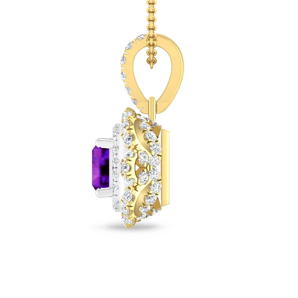 Yellow Gold - Amethyst