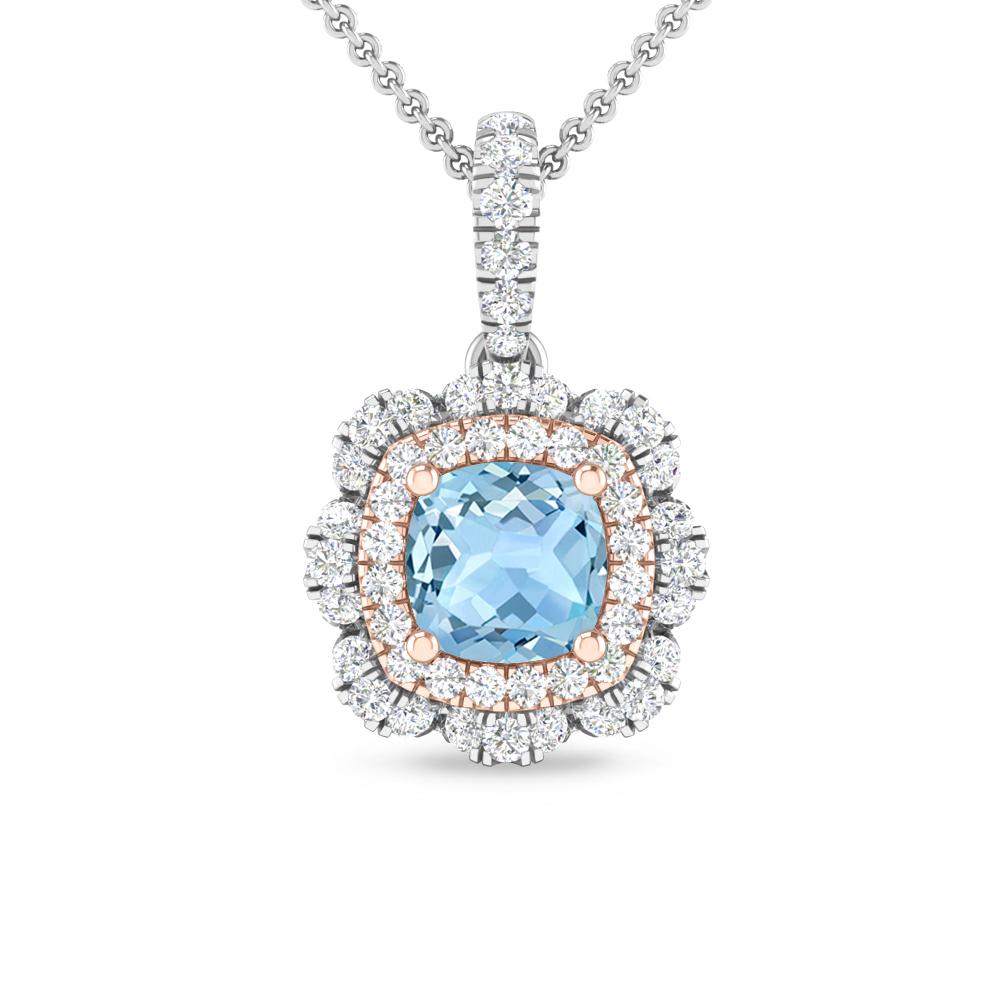 White Gold - Aquamarine