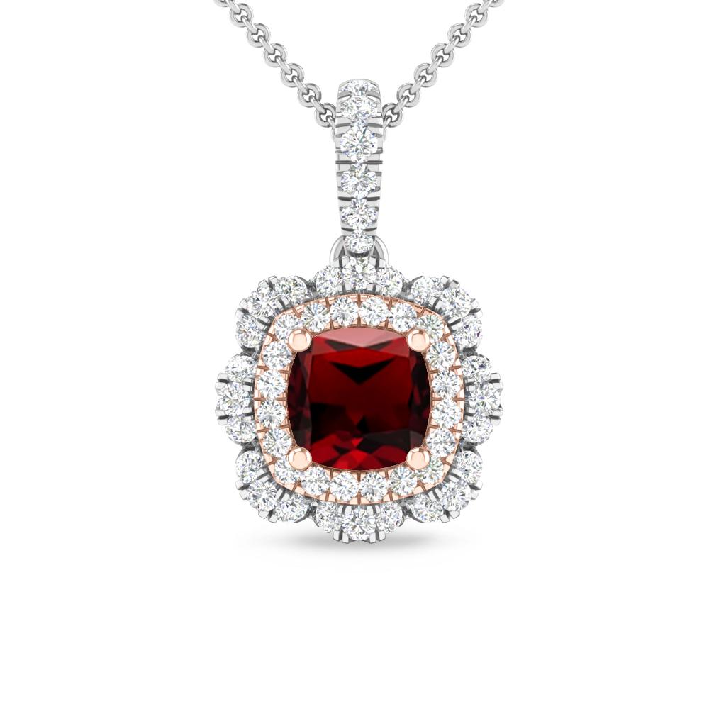 White Gold - Garnet