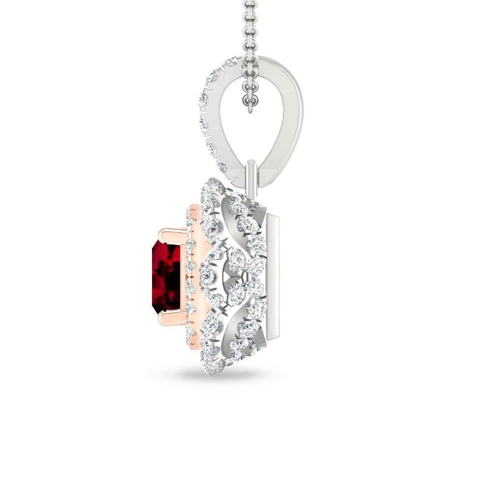 White Gold - Garnet