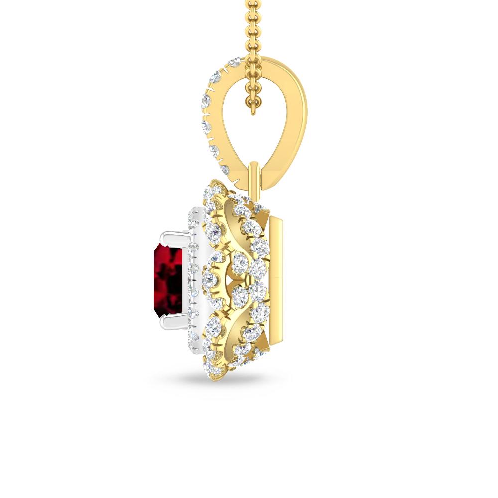 Yellow Gold - Garnet