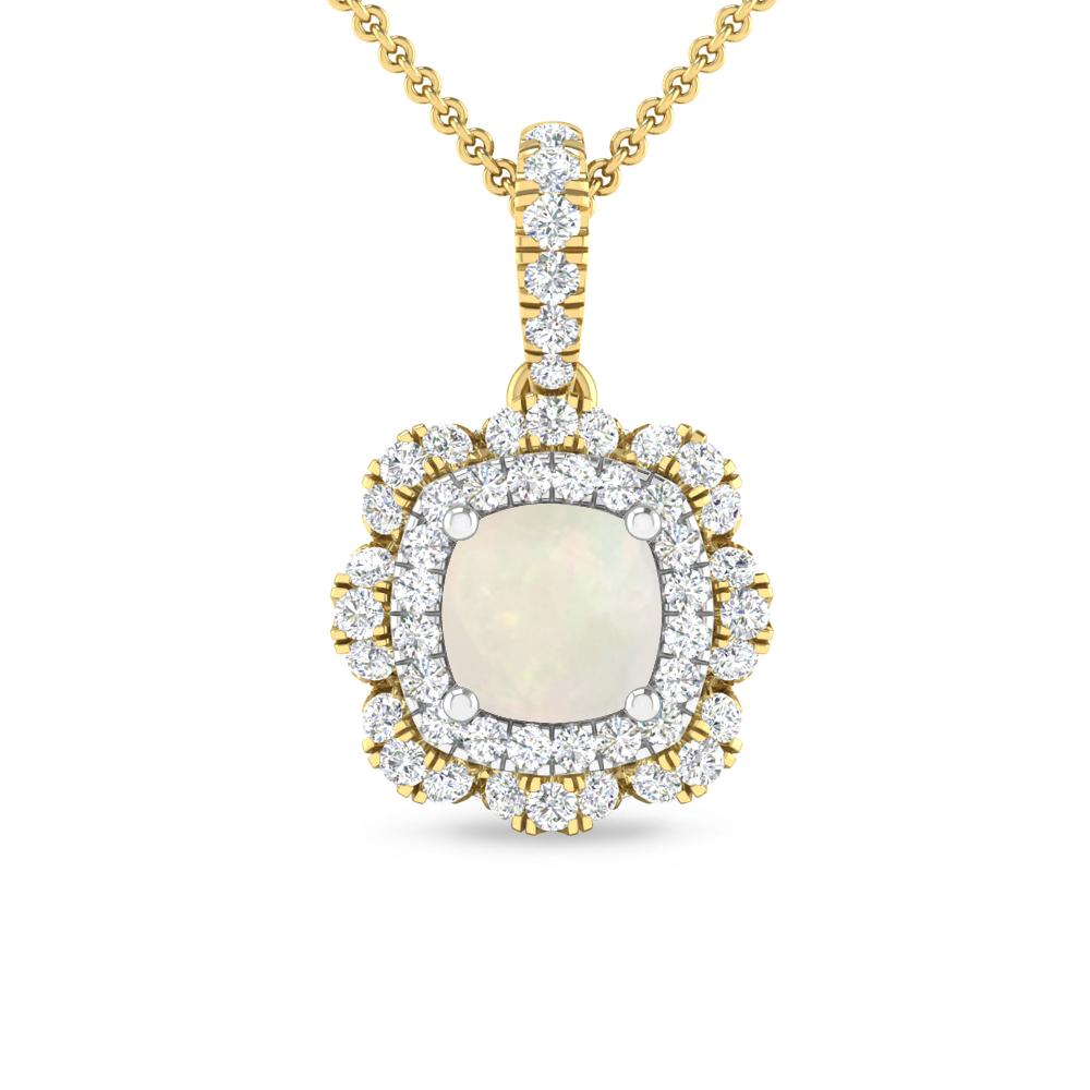 Yellow Gold - Opal