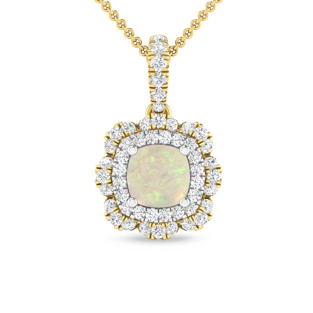 Yellow Gold - Opal