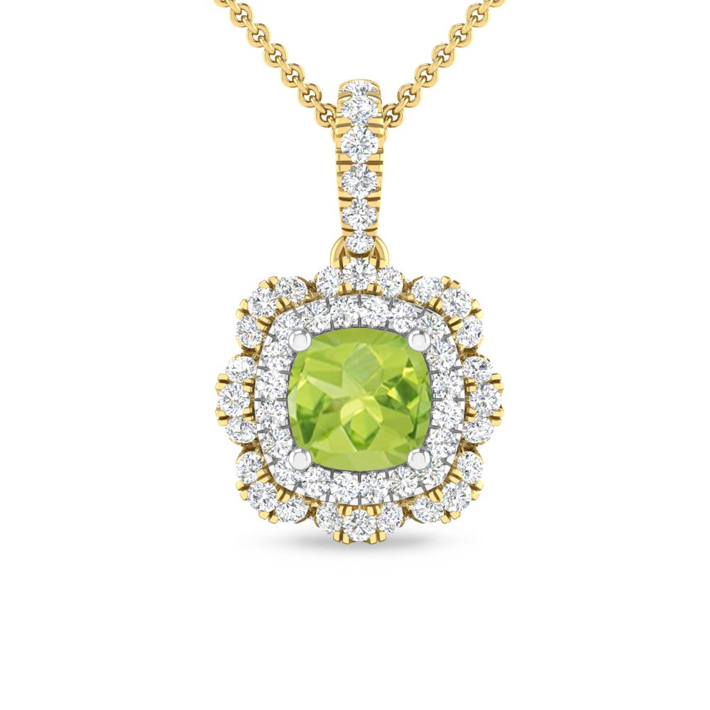 Yellow Gold - Peridot