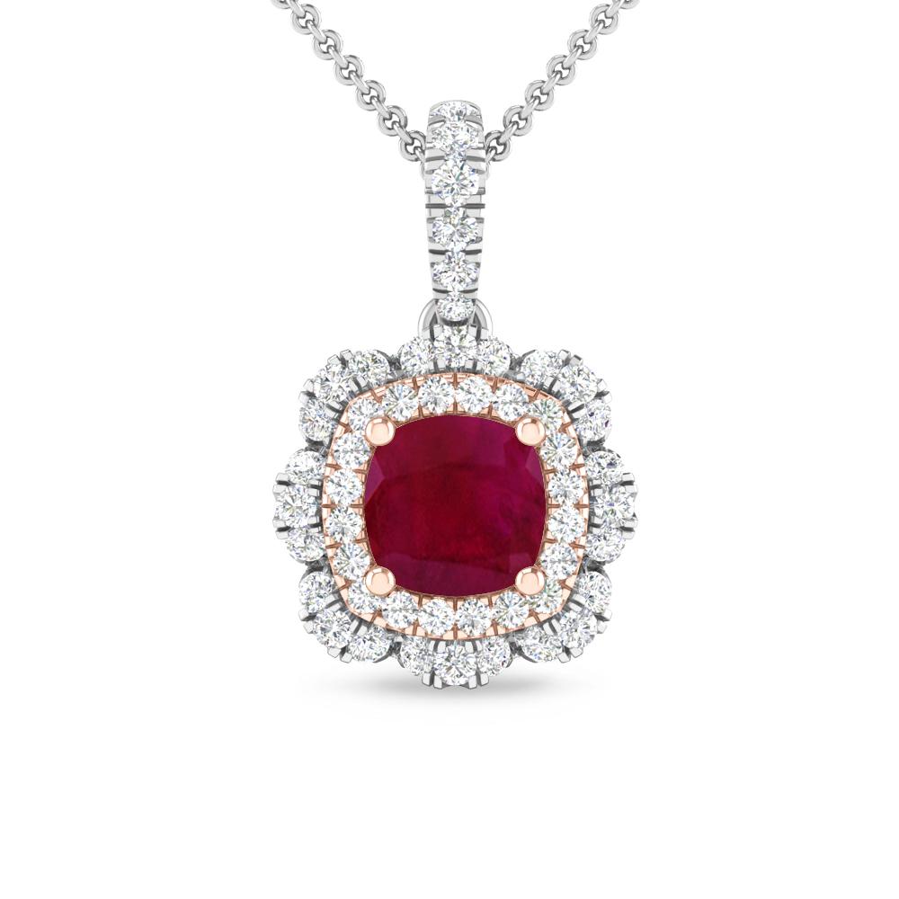 White Gold - Ruby