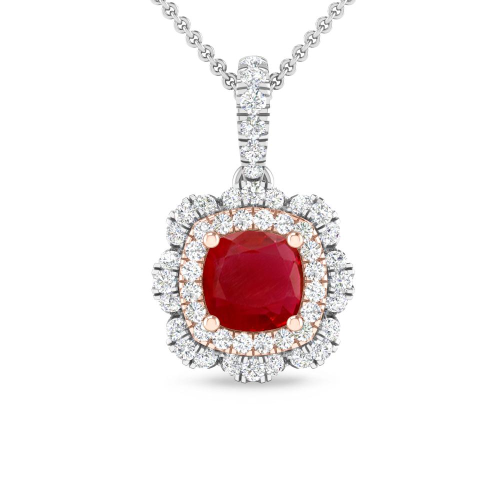 White Gold - Ruby