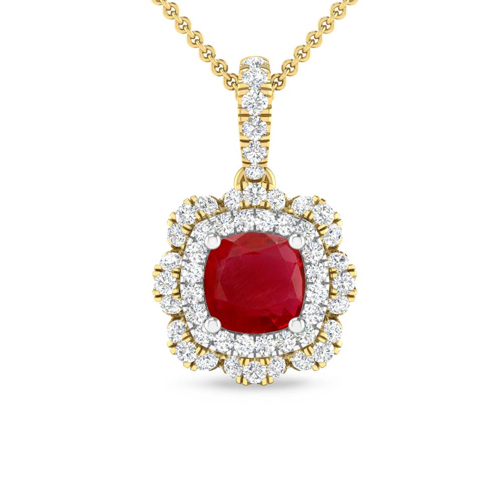 Yellow Gold - Ruby