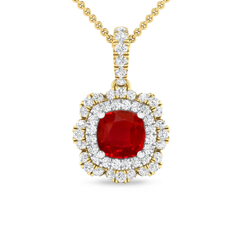 Yellow Gold - Ruby