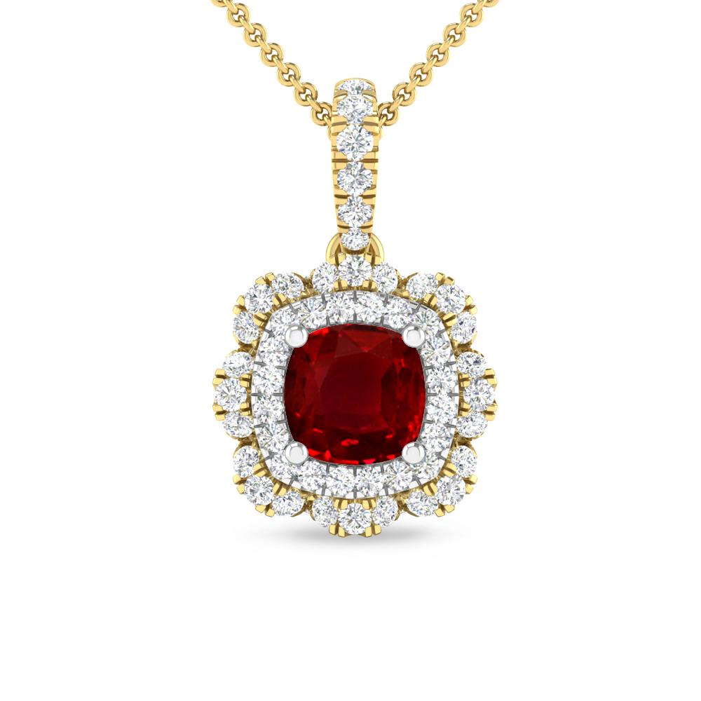 Yellow Gold - Ruby