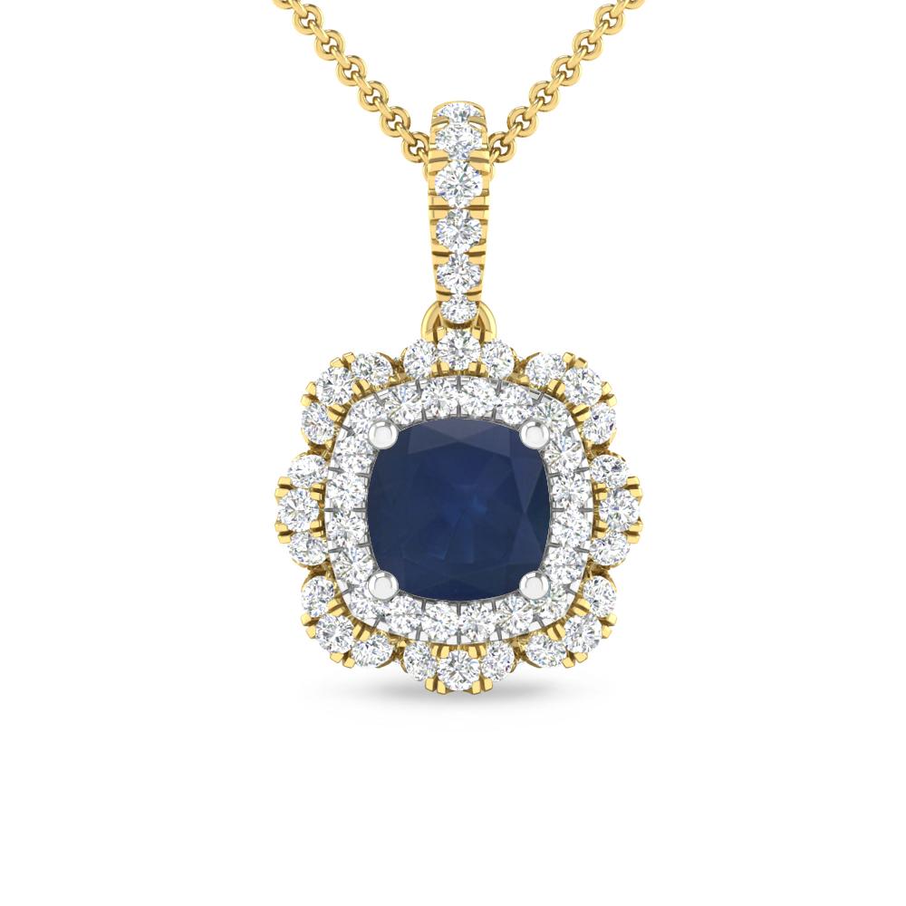 Yellow Gold - Sapphire