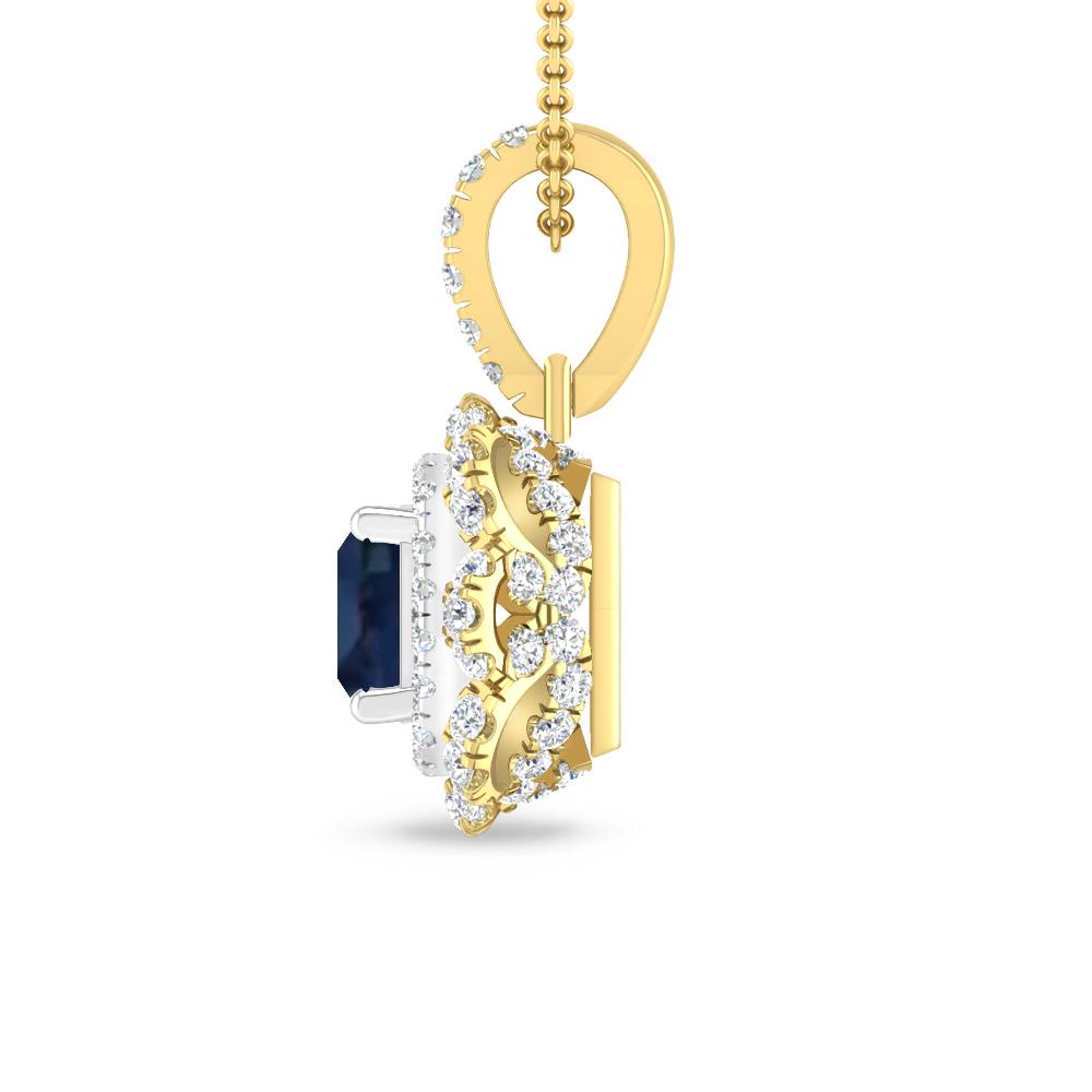 Yellow Gold - Sapphire